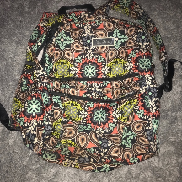 Multi Colored Vera Bradley Backpack - Picture 1 of 4